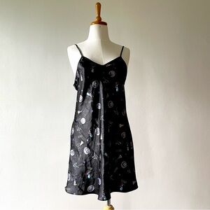 vintage Y2K millennium satin slip dress